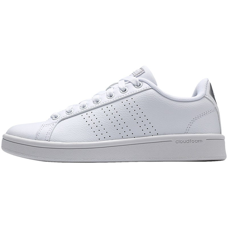 adidas阿迪达斯NEO女子休闲鞋小白鞋运动鞋BB9609 白色 36