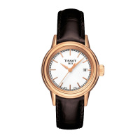 天梭(TISSOT)卡森系列时尚休闲商务皮带石英女士手表T085.210.36.011.00
