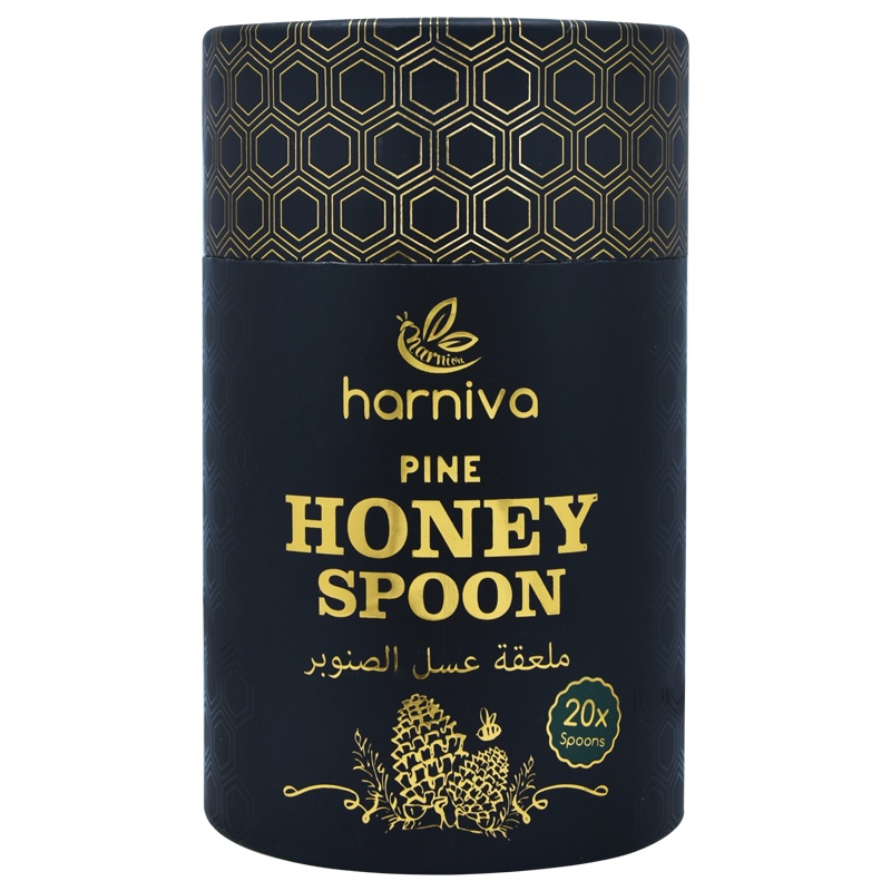 土耳其进口harniva黑森林松树勺子蜂蜜纯正天然礼盒便携装20P野生
