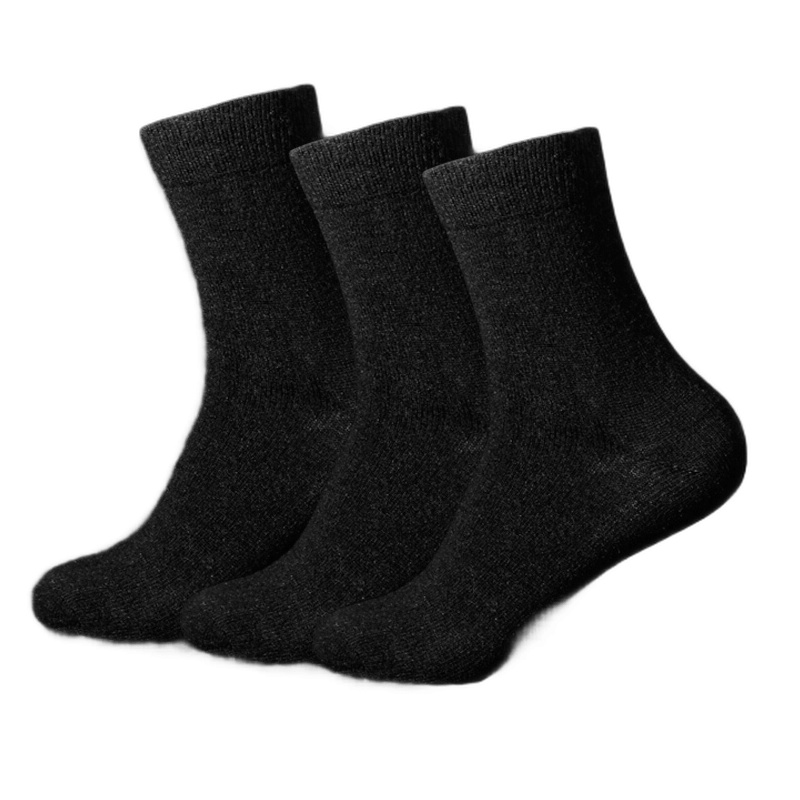 恒源祥袜子男纯棉秋冬加厚保暖中筒毛圈袜男士运动棉毛袜