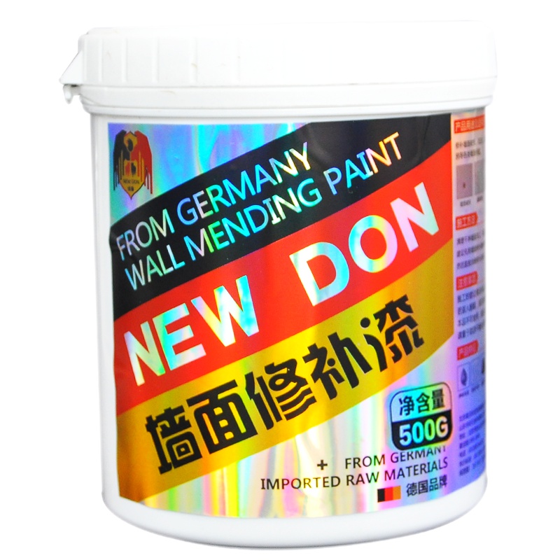 纽盾(NEWDON)墙面修补膏修补漆腻子粉补墙膏补墙漆环保大容量耐水墙体钉眼裂缝补洞白色涂料500g漆