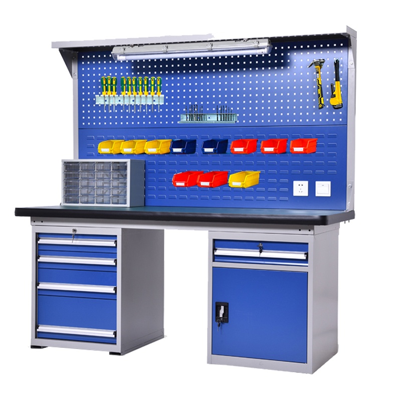 鑫虎威 重型钳工工作台桌钳工桌工厂车间流水线操作台实验室试验台1.5米