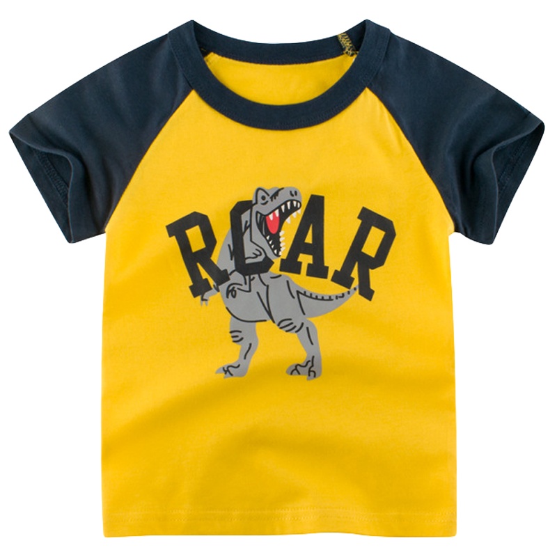 韩版童装夏季2020新款儿童短袖T恤男孩子的衣服宝宝上衣元氣小猴STRONGMONKEY