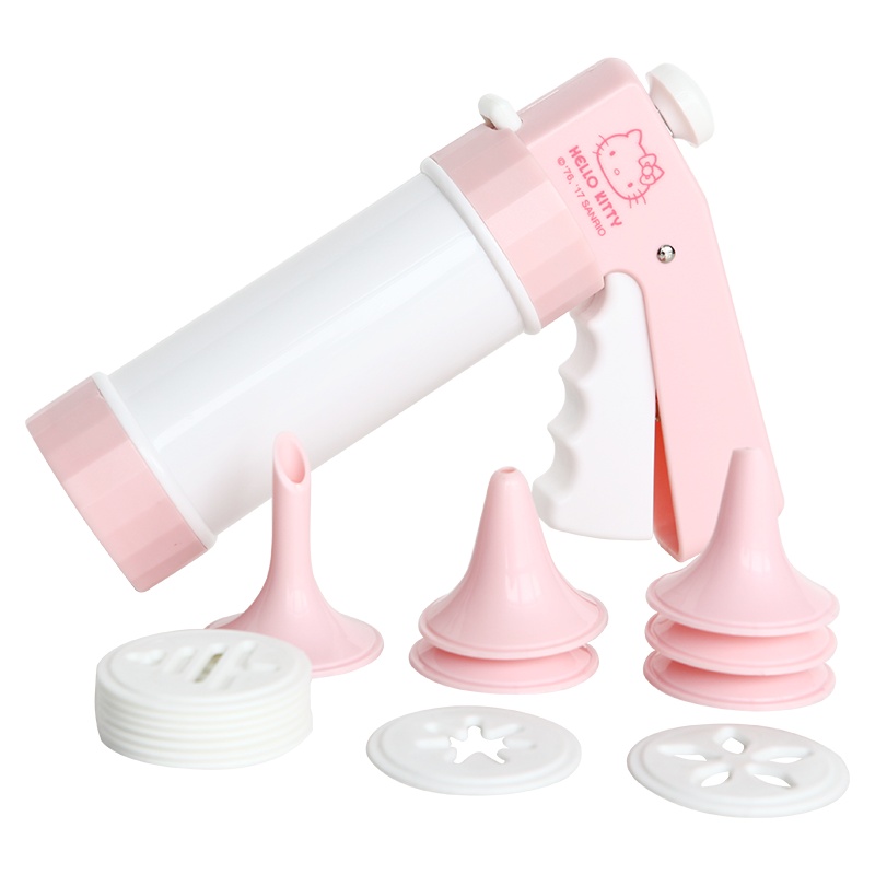 学厨CHEF MADE 烘焙工具 HELLO KITTY(凯蒂猫)正版授权 厨房工具 挤奶油曲奇饼干裱花枪 KT7039