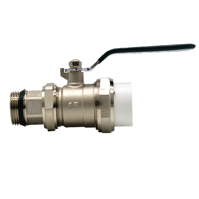 东誉达（DYD）PPR球阀（内外丝手柄）截止阀1.2寸 DN32外丝 管件 热水管配件阀门闸阀止水阀