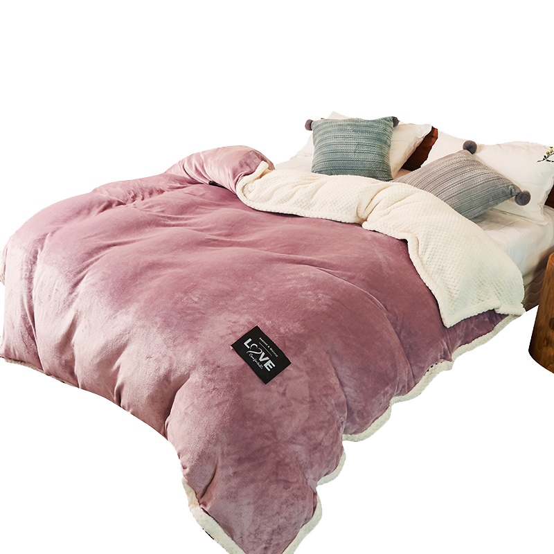 美灵格莱美家纺 新款多功能可拆洗被子冬被雪貂绒被套毯双人被保暖加厚学生宿舍单双人被子加厚秋冬被