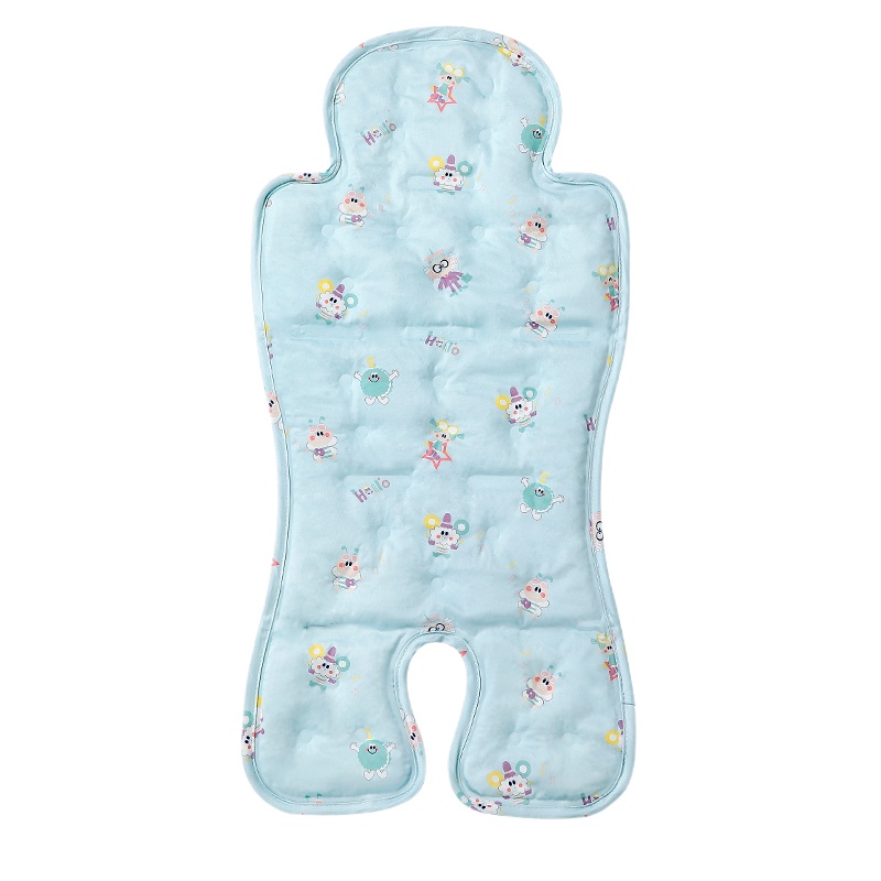 欧孕婴儿凉席儿童通用手推车席子宝宝夏季安全座椅垫凝胶珠冰垫