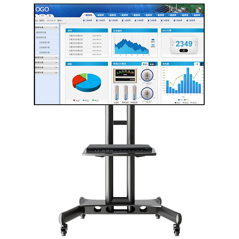 NB CA55(32-65英寸)电视支架移动推车电视机架子落地显示器触摸屏支架家用立式展示架电视架小米夏普海信通用挂架