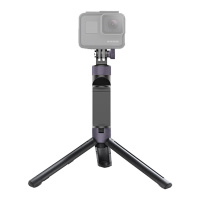 PGYTECH P-GM-104 手持运动相机通用支架 三脚架 可连接苹果手机、安卓手机控制。