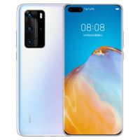 华为/HUAWEI  P40 Pro 8GB+256GB 零度白   麒麟990 5G SoC芯片超感知 徕卡四摄 50倍数字变焦 四曲满溢屏 移动电信联通5G全网通手机