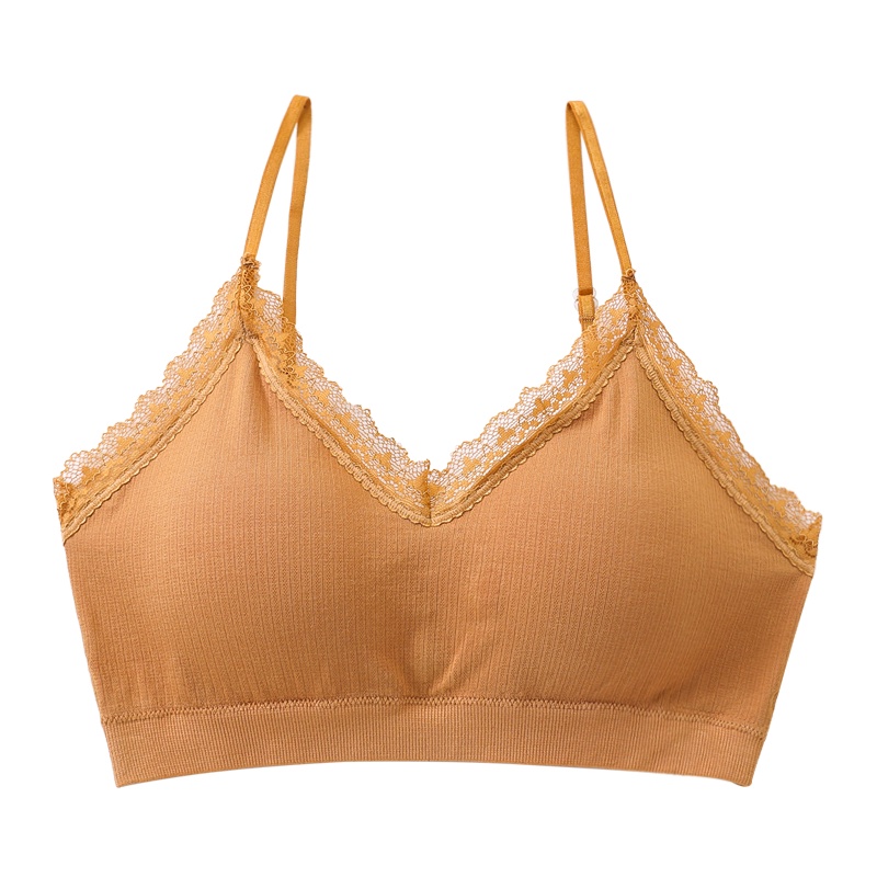 俞兆林抹胸内衣女蕾丝美背吊带背心裹胸性感聚拢无钢圈防走光文胸