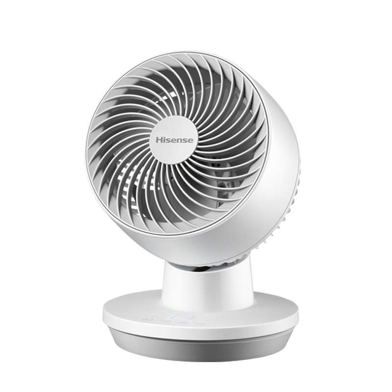 海信(Hisense)空气循环扇三档风速遥控定时俯仰调节台式家用宿舍轻音小型桌面电风扇涡轮对流风扇FXY-AN1502
