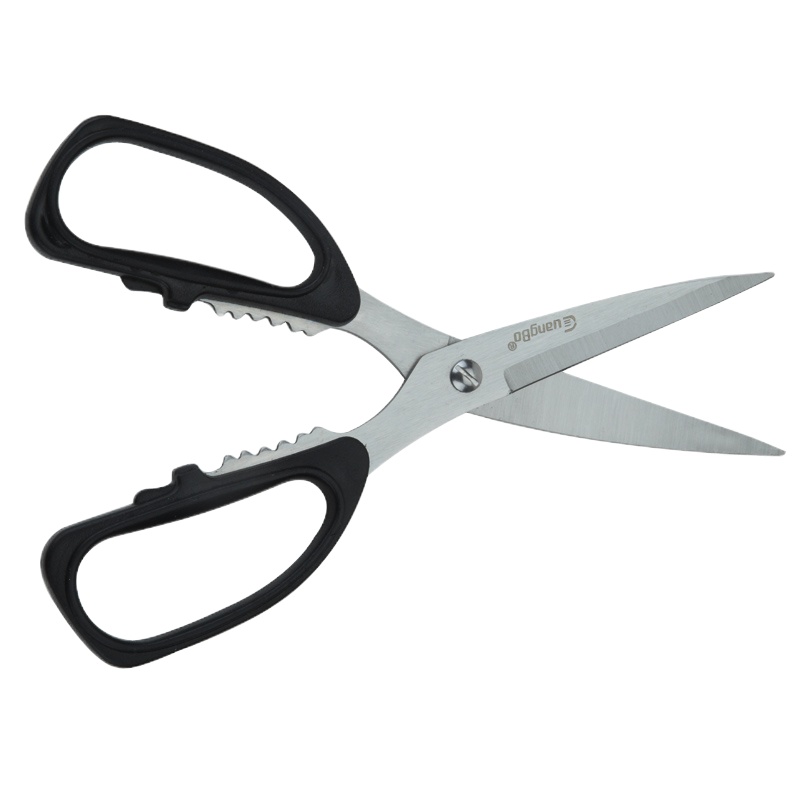 广博(GuangBo) JD8258 不锈钢剪刀195mm 办公剪刀手工剪纸刀 颜色随机 3把装