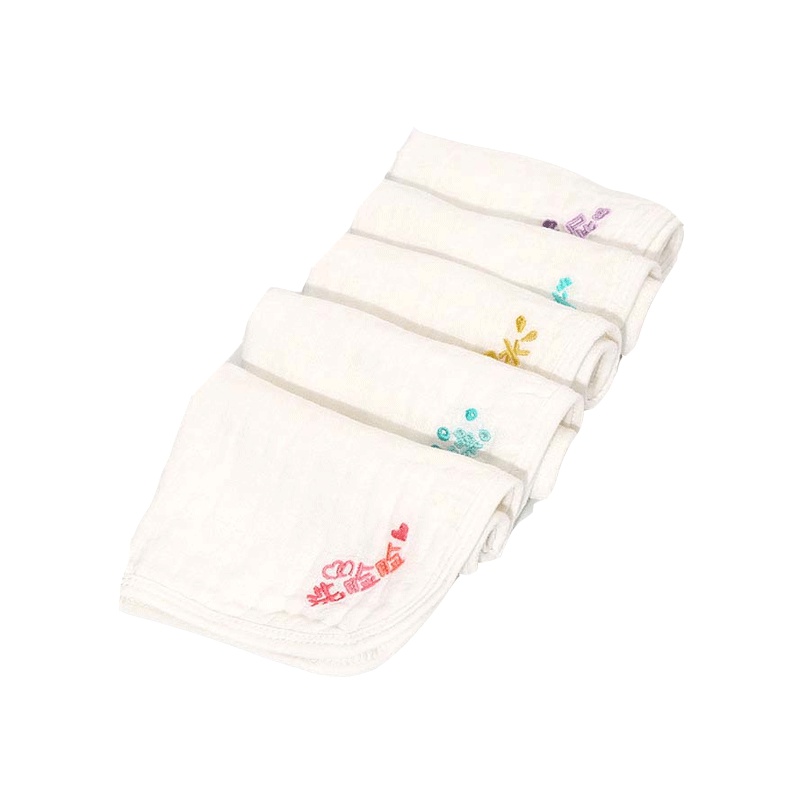 纱布毛巾口水巾宝宝洗脸洗澡小方巾新生婴儿纱巾儿童用品四季通用简约清新孕婴童毛巾