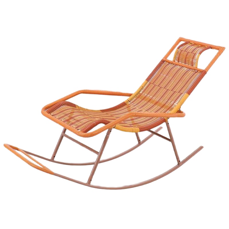 鑫环境成人藤椅摇椅躺椅休闲摇摇椅午睡椅懒人摇椅阳台椅逍遥椅老人椅子