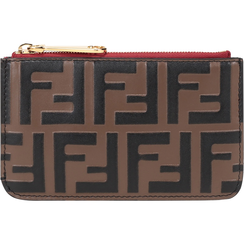 FENDI 女士 牛皮革卡包卡夹零钱包 8AP161 AAII