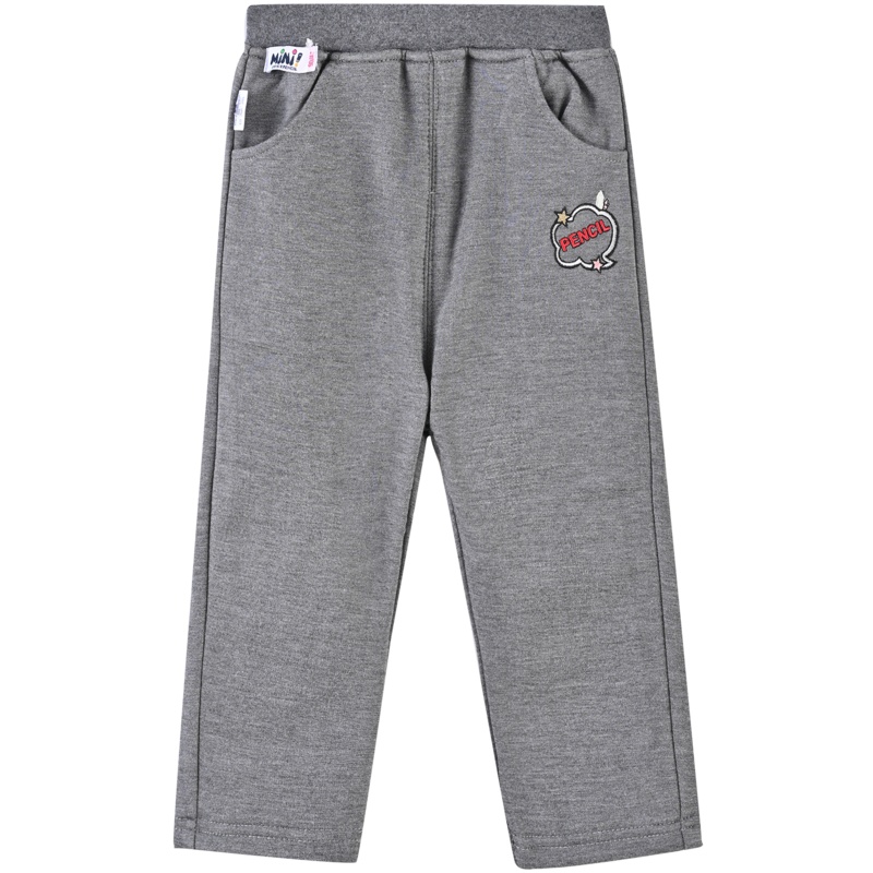 [2折价:29元]铅笔俱乐部童装女小童长裤双层加绒加厚冬季新款儿童保暖裤子