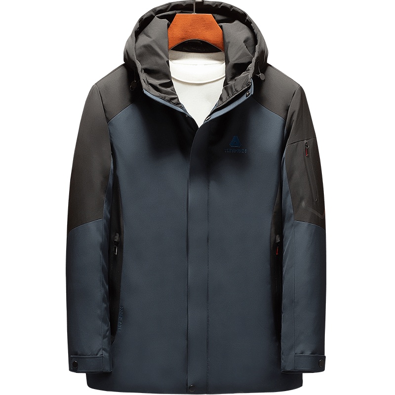 雅鹿男装冬季中青年男士短款保暖羽绒服WH67U1634