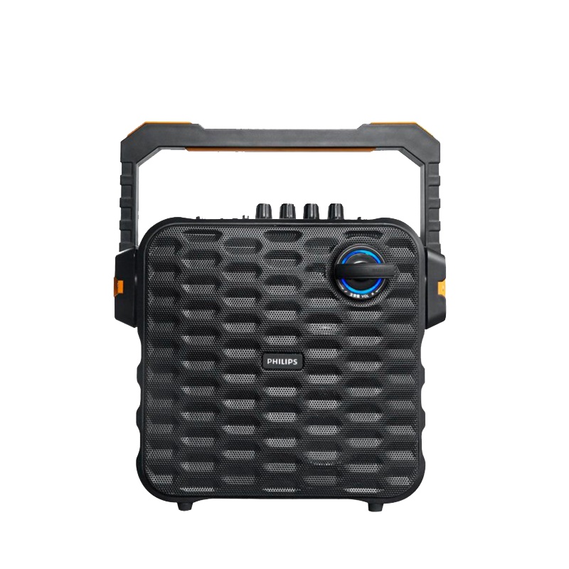 飞利浦SD60户外音响无线话筒蓝牙重低音大功率可充电便携式移动手提音箱