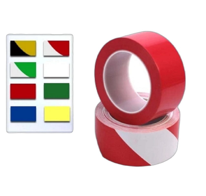 得丰6S施工物料 PVC警戒胶带 深黄色 5cm*33米/卷 地面定位定置 胶带划线胶带