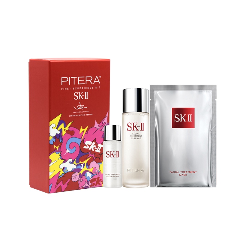 【国内专柜版】SK-II 入门体验装（护肤精华露75mL+嫩肤清莹露30mL+护肤面膜1片）