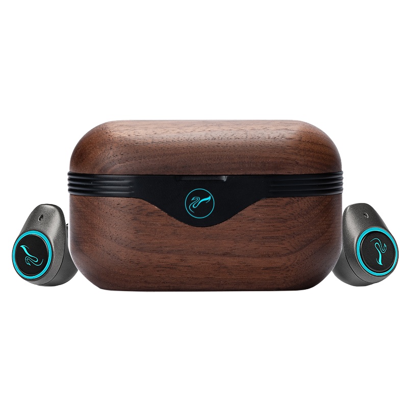 惠威(HIVI)AW-76真无线TWS蓝牙耳机 迷你入耳式耳机 IPX5防水 黑胡桃木