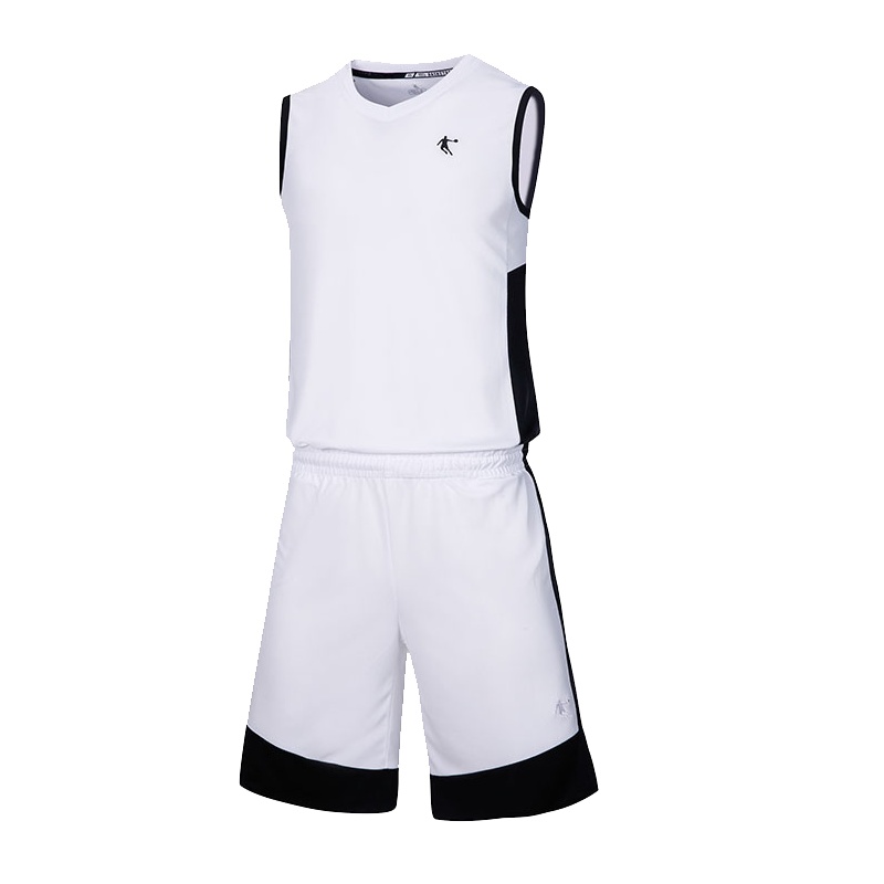 乔丹运动套装篮球服男2019夏季透气速干比赛球衣定制篮球服队服透气吸汗球衣DIY印号团购男士套装XNT2382101