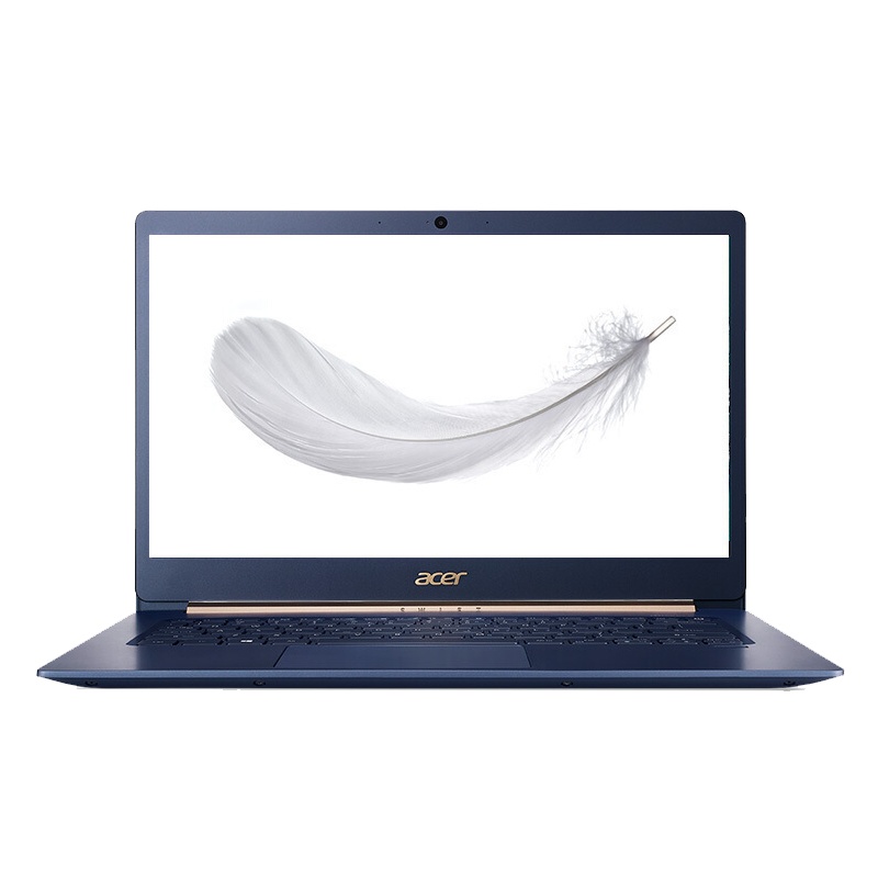 宏碁(acer)蜂鸟 SF514 14英寸微边框全金属超轻薄笔记本i5-8250U 8G 256GB IPS背光 暮光蓝