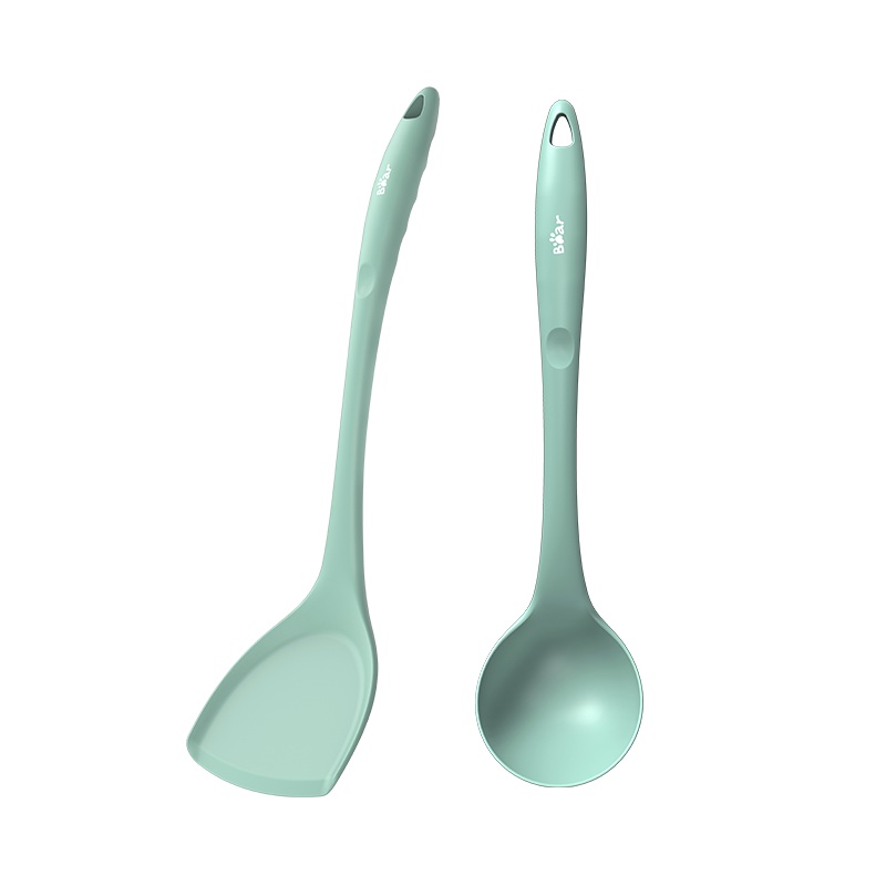 小熊抗菌锅铲 硅胶锅铲 中式耐高温抑菌炒菜铲子 煎锅铲 平底锅炒锅锅铲CX-D0016