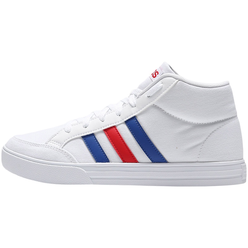 阿迪达斯男鞋板鞋三条纹高帮帆布鞋休闲运动鞋FY3036