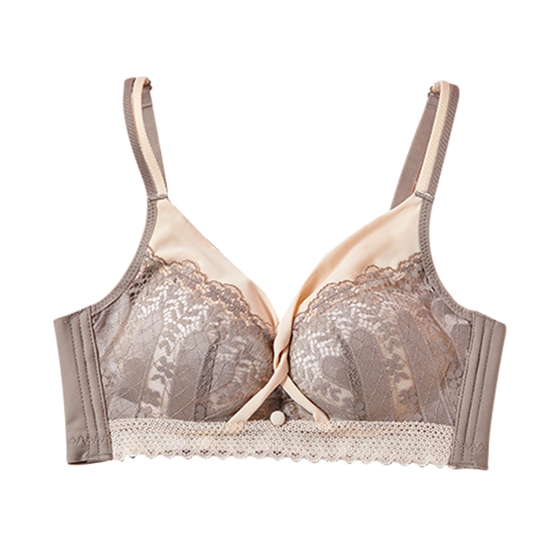 ENK内衣21年春上新小胸聚拢性感蕾丝美背收副乳无钢圈女士文胸罩