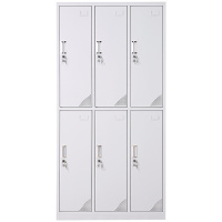 三圣 办公家具六门更衣柜铁皮柜储物柜员工柜寄存包柜鞋柜