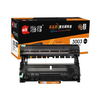 海得AIT-D300S硒鼓专业版黑色单支装适用东芝300D 302DNF(OD-3003鼓架)打印页数 12000
