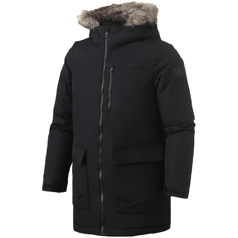 【自营】adidas男服棉服连帽保暖休闲运动服BS0980