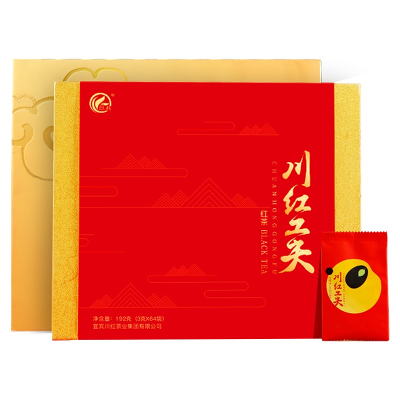 川红工夫 特级红茶礼盒 节日送礼茶叶192g