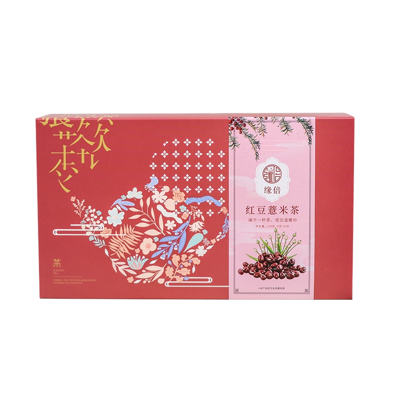 苏宁极物 精选红豆薏米茶花果茶芡实茶赤小豆橘皮苦荞茶养生调味茶包100g