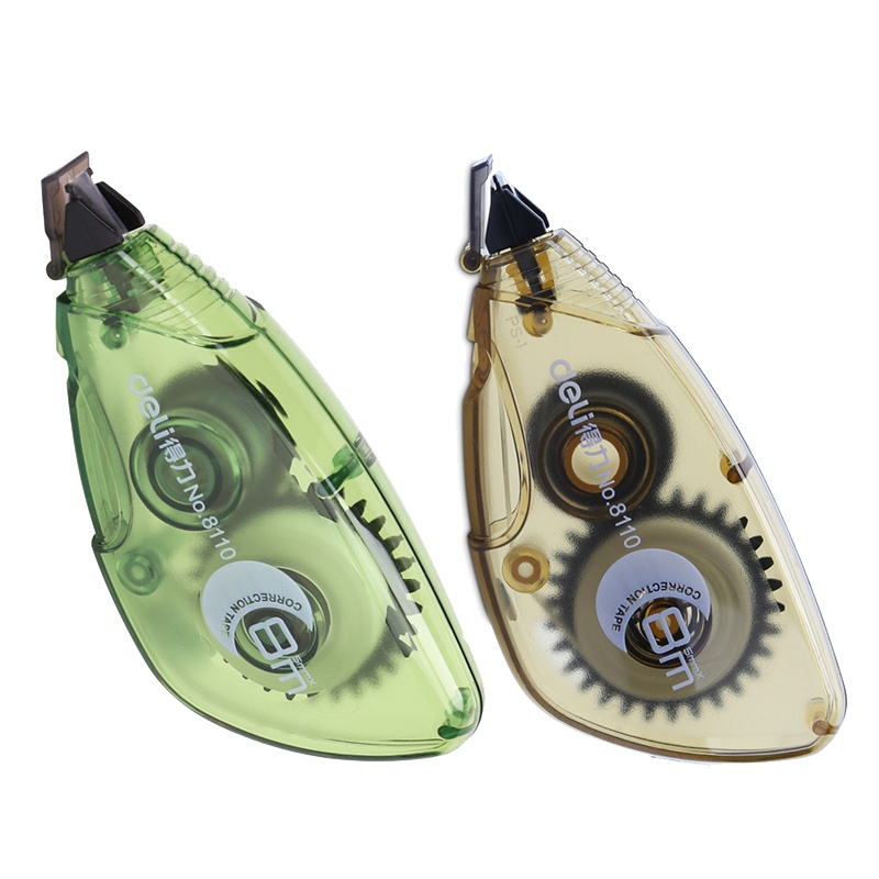 得力修正带8110大容量改正带可爱女修改带简约韩国初中生改字带实惠装修真带创意学生用多功能涂改带