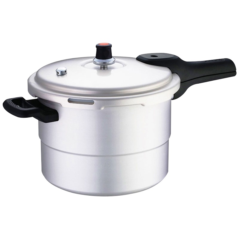 苏泊尔(SUPOR)好帮手高压锅铝合金压力锅家用带蒸格煤气灶燃气灶专用20cm明火专用YL209H2 送硅胶/小麦汤勺