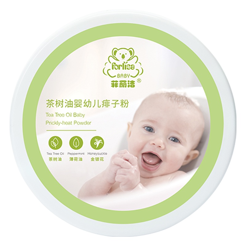 菲丽洁茶树油婴幼儿痱子粉120g