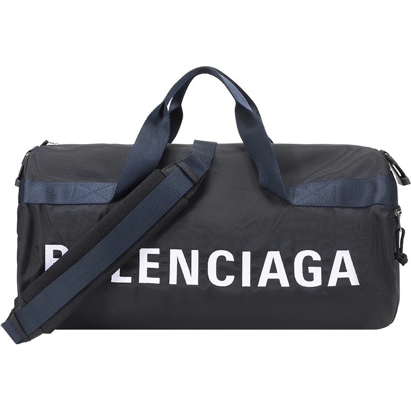 BALENCIAGA 巴黎世家 男士织物Wheel手提单肩斜挎包旅行包 581807 HPG1X