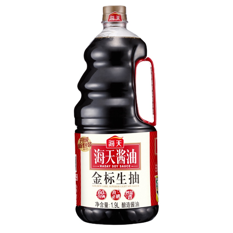 海天金标生抽 1.9L/桶
