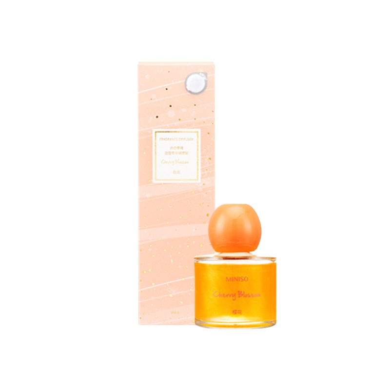 名创优品(miniso) 璀璨无火香薰白茶家用室内卧室房间厕所卫生间[樱花,80mL]