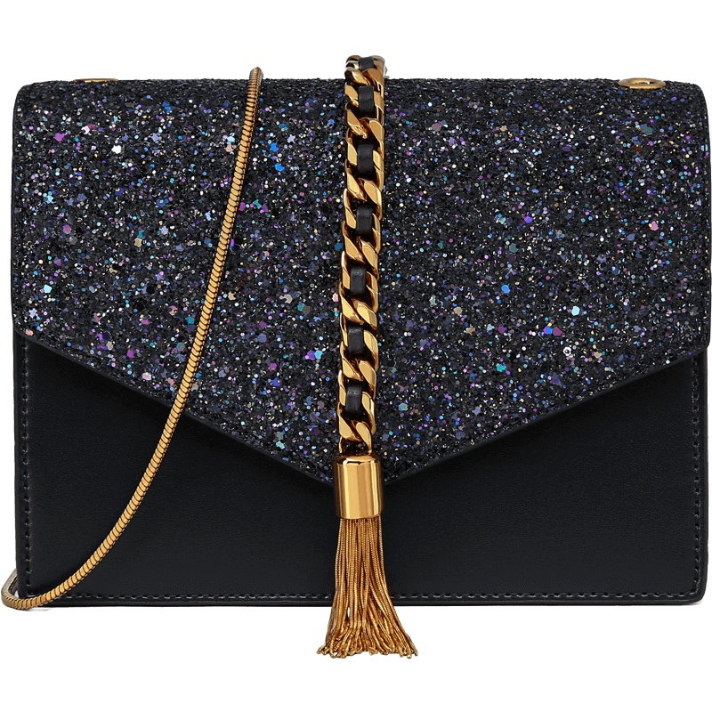 包包2020新款潮真皮女包时尚斜挎包百搭ins链条包小方包单肩小包