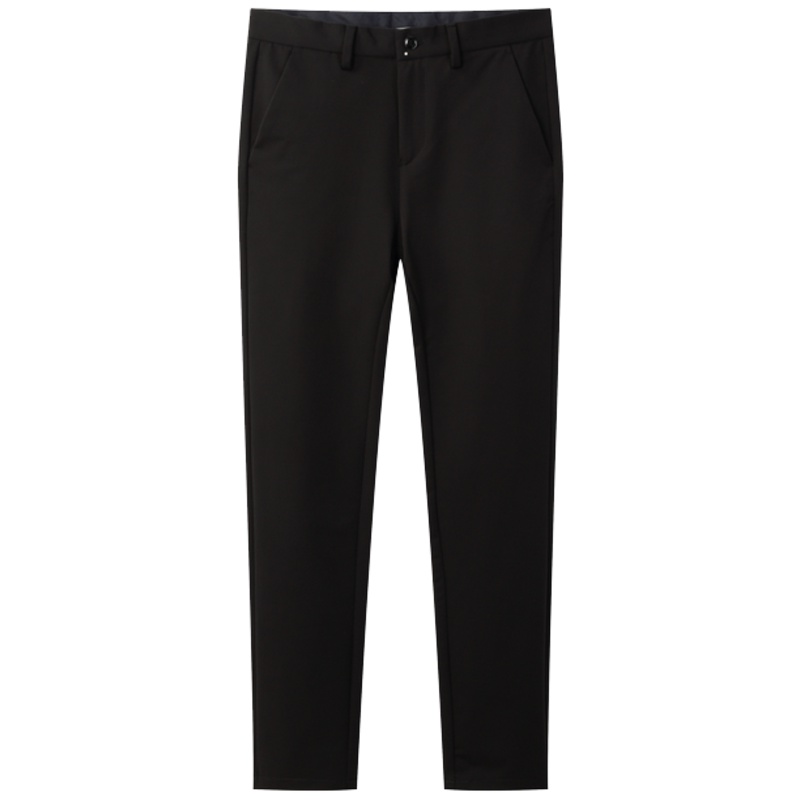 Artsdon/阿仕顿净色简约中腰直筒休闲裤春秋款四季款长裤男