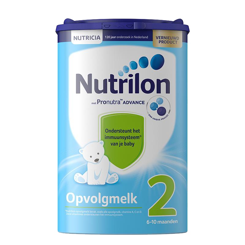 荷兰牛栏 诺优能荷兰版 Nutrilon海外 婴幼儿配方奶粉 易乐罐 2段(6-10个月)800g/罐