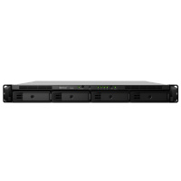 群晖(Synology)RS818+4盘位四核心机架式NAS网络存储服务器磁盘阵列1.2TB企业级SSD硬盘不规则体