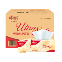 心相印抽纸 红悦系列130抽×3层 24包箱装