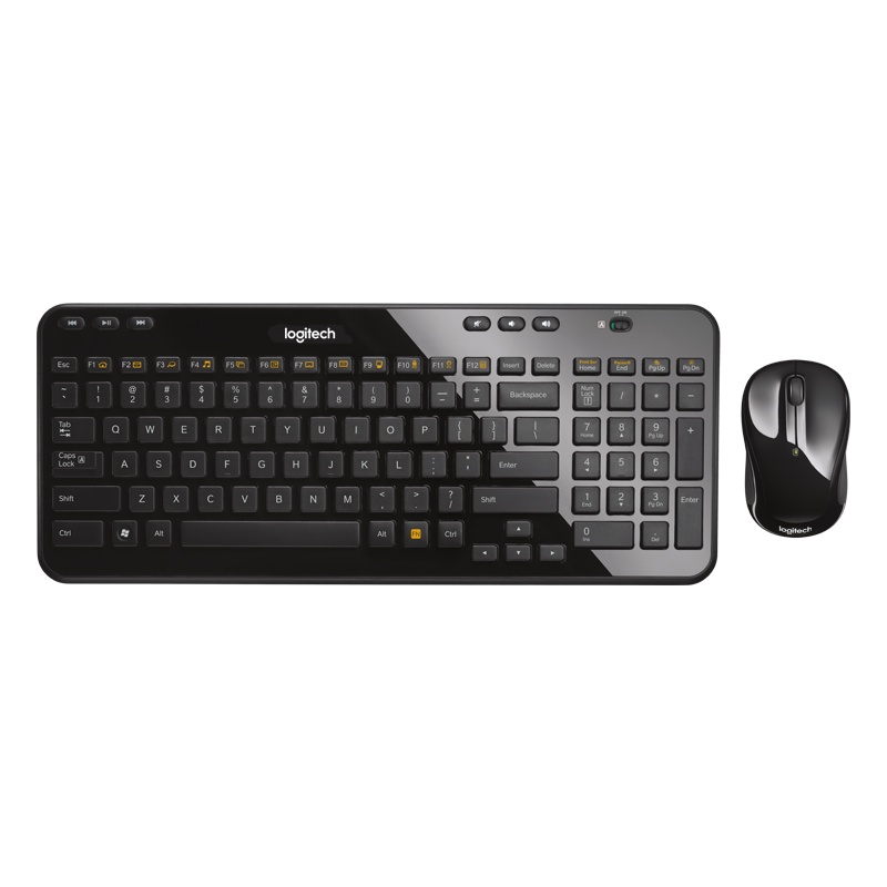 罗技(Logitech)MK365无线键鼠套装键盘鼠标巧克力按键USB台式机电脑笔记本家用办公商务通用 黑色