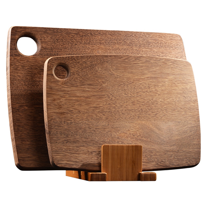 达乐丰木质 菜板 J426 34*26*1.8CM 鸡翅木 长方形无漆无蜡菜板 实木家用砧板 欧式案板 切菜板