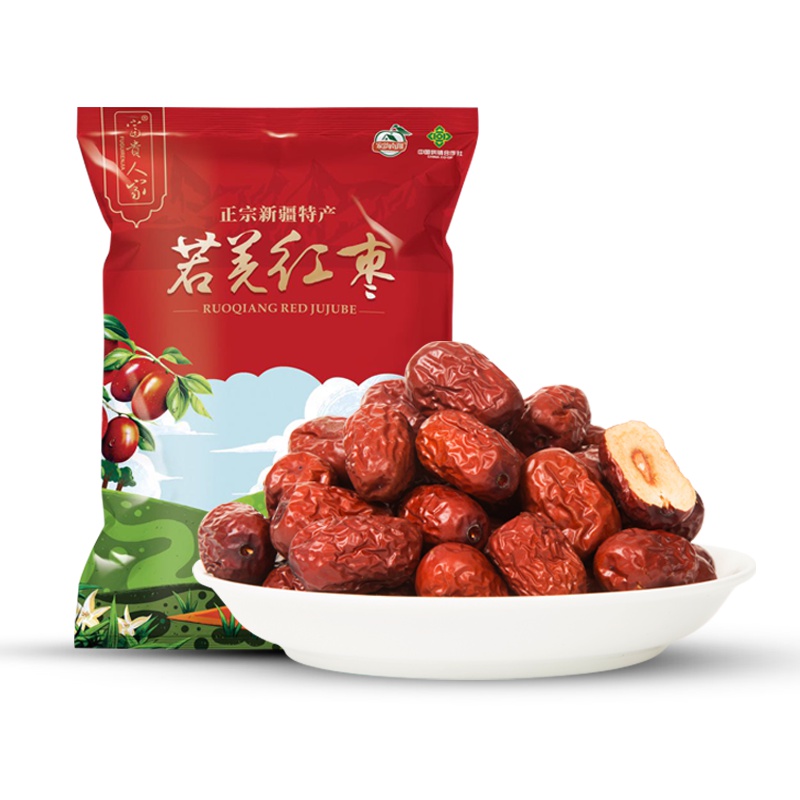 富贵人家 若羌灰枣500克袋装